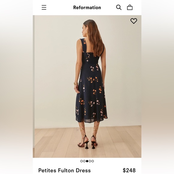 NWT: Reformation Petites Fulton Dress - Picture 2 of 9